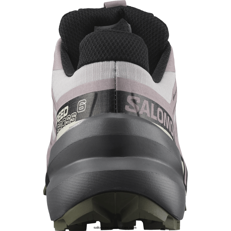 Women\'s Trail Running Shoes - Speedcross 6 Gore-Tex Salomon Ashes Of Roses/Black/Olive Night X6B4FZ1515