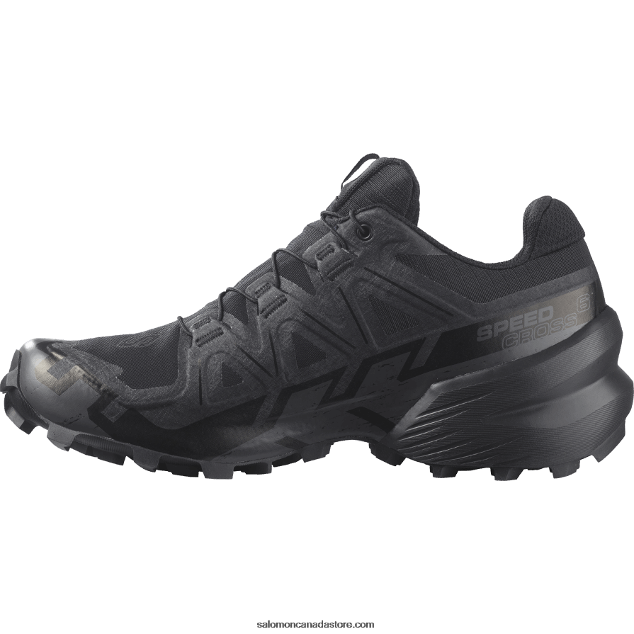 Women\'s Trail Running Shoes - Speedcross 6 Gore-Tex Salomon Black/Phantom X6B4FZ1516