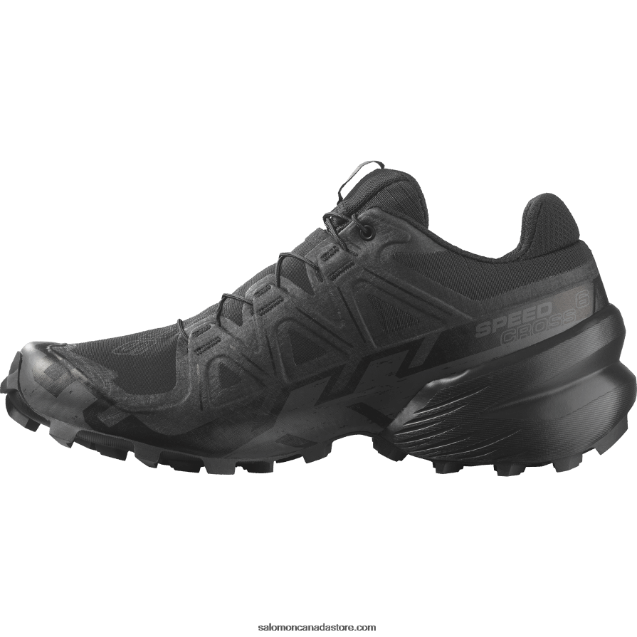Women\'s Trail Running Shoes - Speedcross 6 Salomon Black/Phantom X6B4FZ1507
