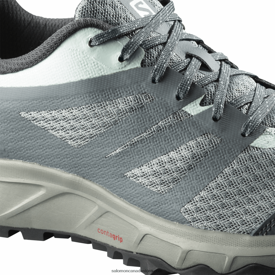 Women\'s Trail Running Shoes - Trailster 2 Salomon Lead/Stormy Weather/Icy Morn X6B4FZ1547