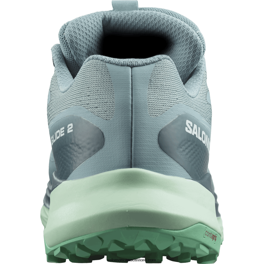 Women\'s Trail Running Shoes - Ultra Glide 2 Gore-Tex Salomon Stone Blue/Yucca/Biscay Green X6B4FZ1521