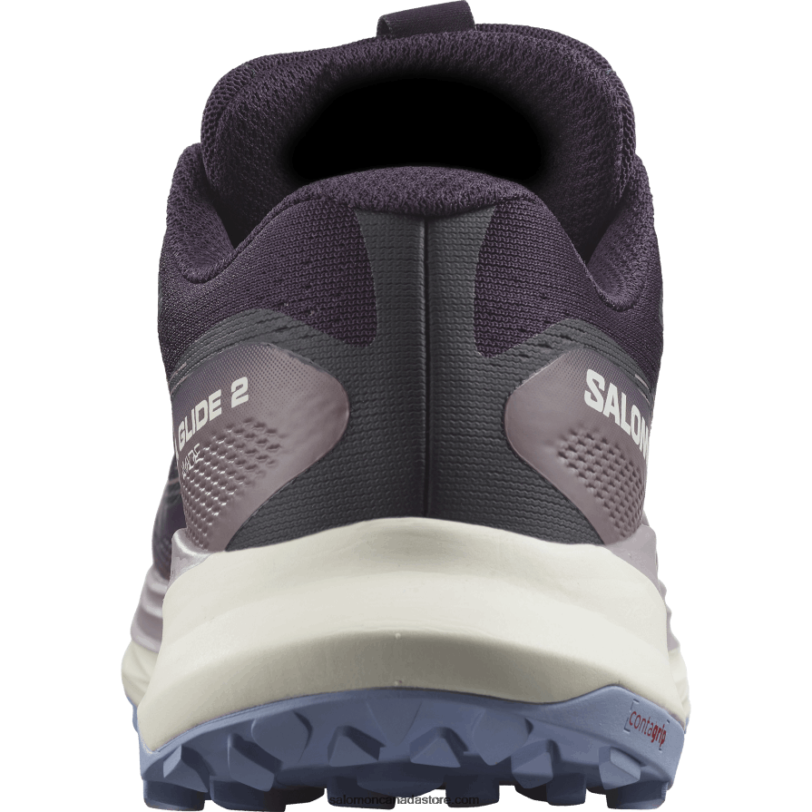 Women\'s Trail Running Shoes - Ultra Glide 2 Wide Salomon Nightshade/Vanilla Ice/Serenity X6B4FZ1525