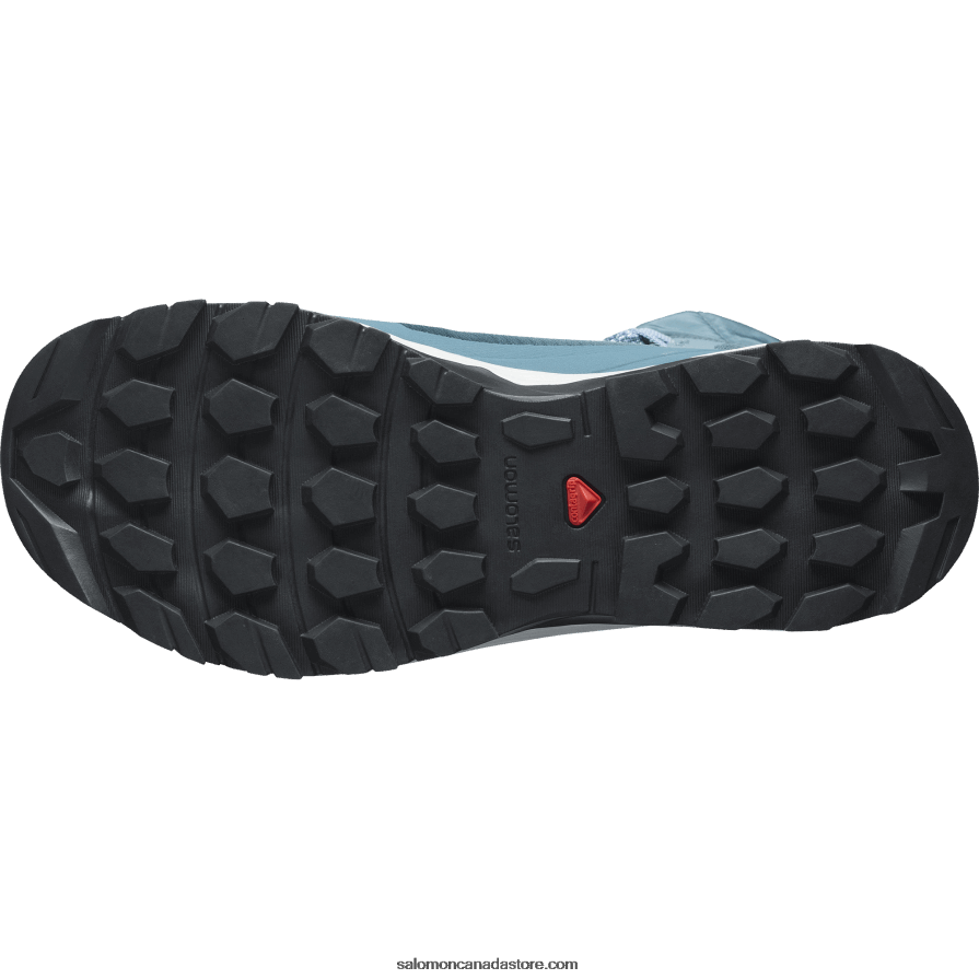 Women\'s Vaya Powder Ts Cswp Salomon Bluestone/Mallard Blue/Black X6B4FZ784