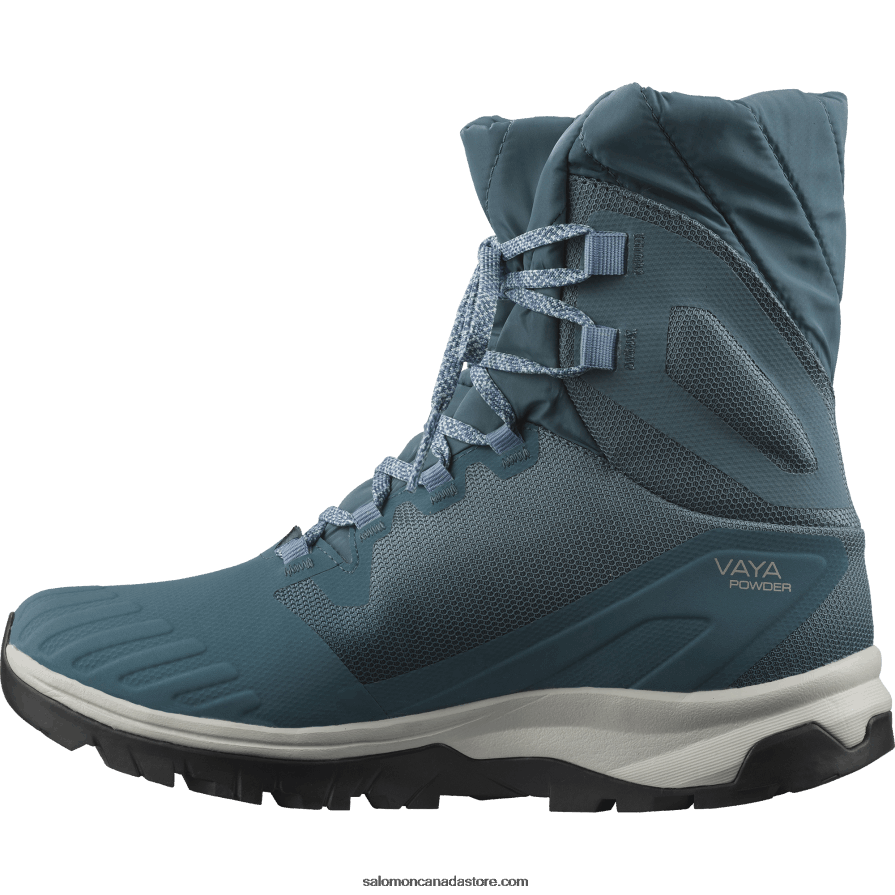 Women\'s Vaya Powder Ts Cswp Salomon Bluestone/Mallard Blue/Black X6B4FZ784
