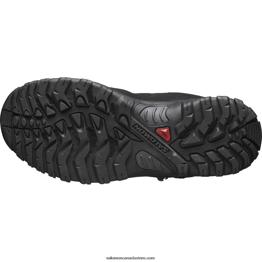 Women\'s Winter Boots - Shelter Clima Waterproof Salomon Black/Ebony/Wine Tasting X6B4FZ782