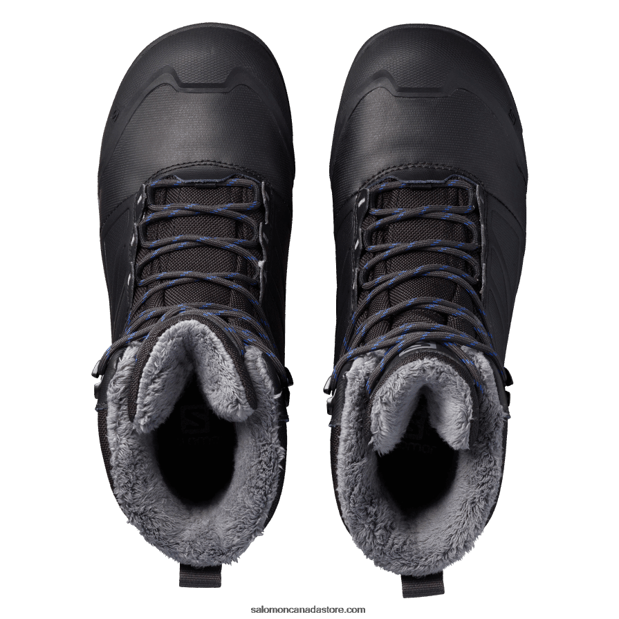 Women\'s Winter Boots - Toundra Pro Clima Waterproof Salomon Phantom/Black/Amparo Blue X6B4FZ783