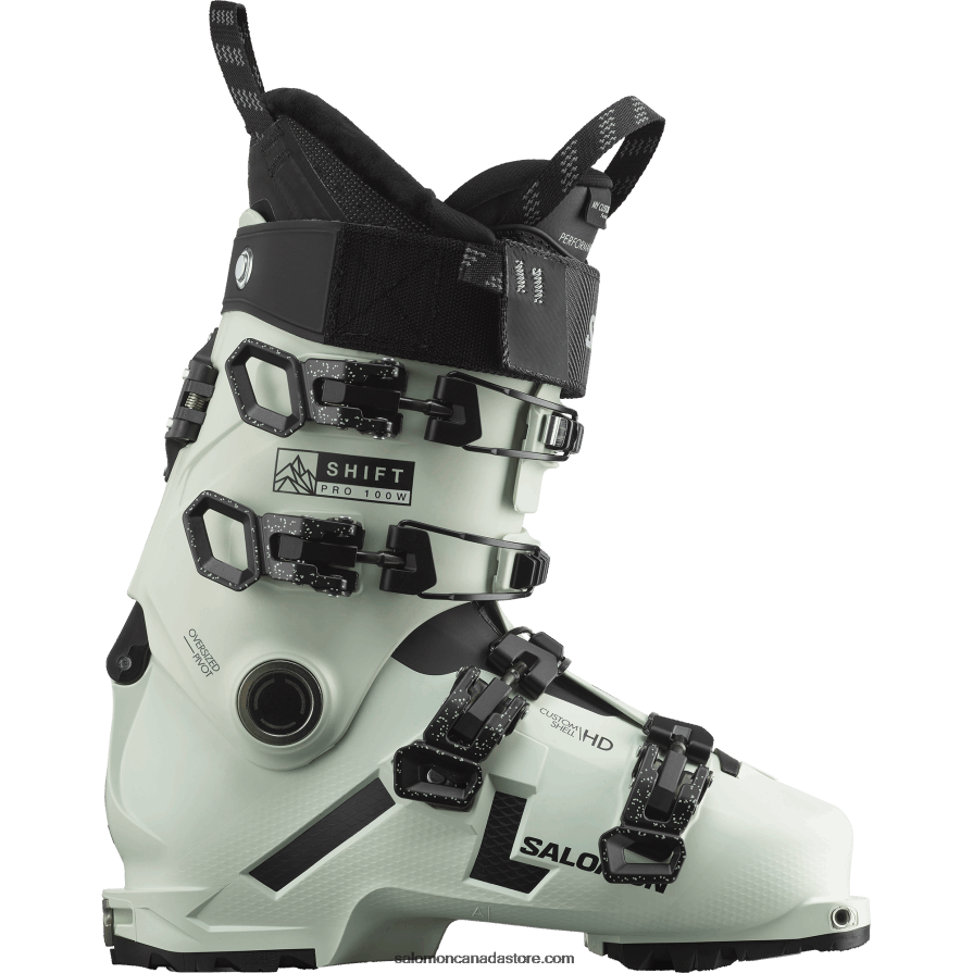 Women\'s Freeride Boots - Shift Pro 100 At Salomon White Moss/Black/White X6B4FZ1037