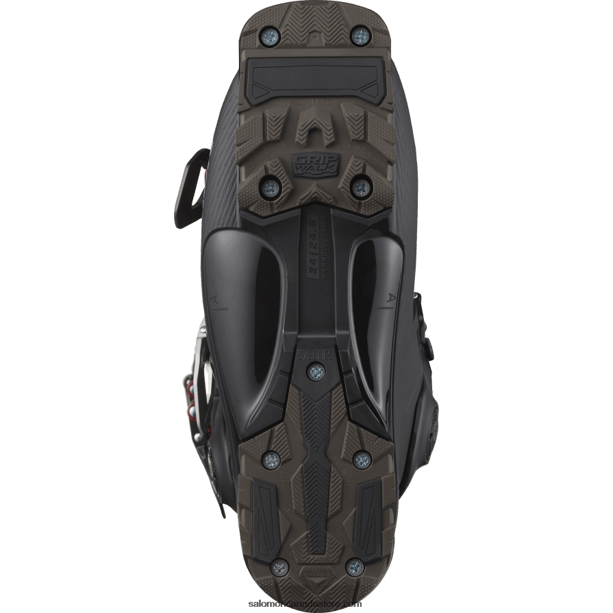 Women\'s On-Piste Boots - S/Pro Alpha 110 El Salomon Black/Cordovan/Silver X6B4FZ1027