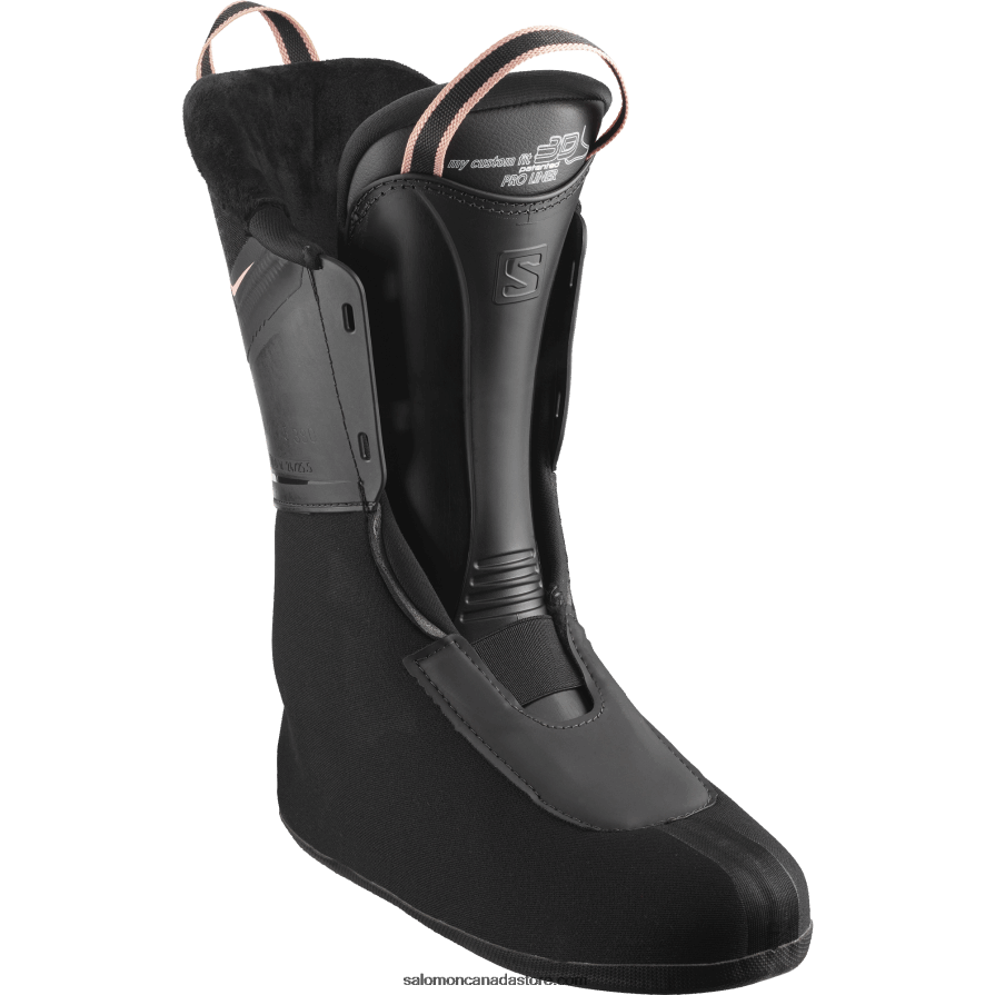 Women\'s On-Piste Boots - S/Pro Hv 100 Salomon Black/Rose Gold/Belluga X6B4FZ1033