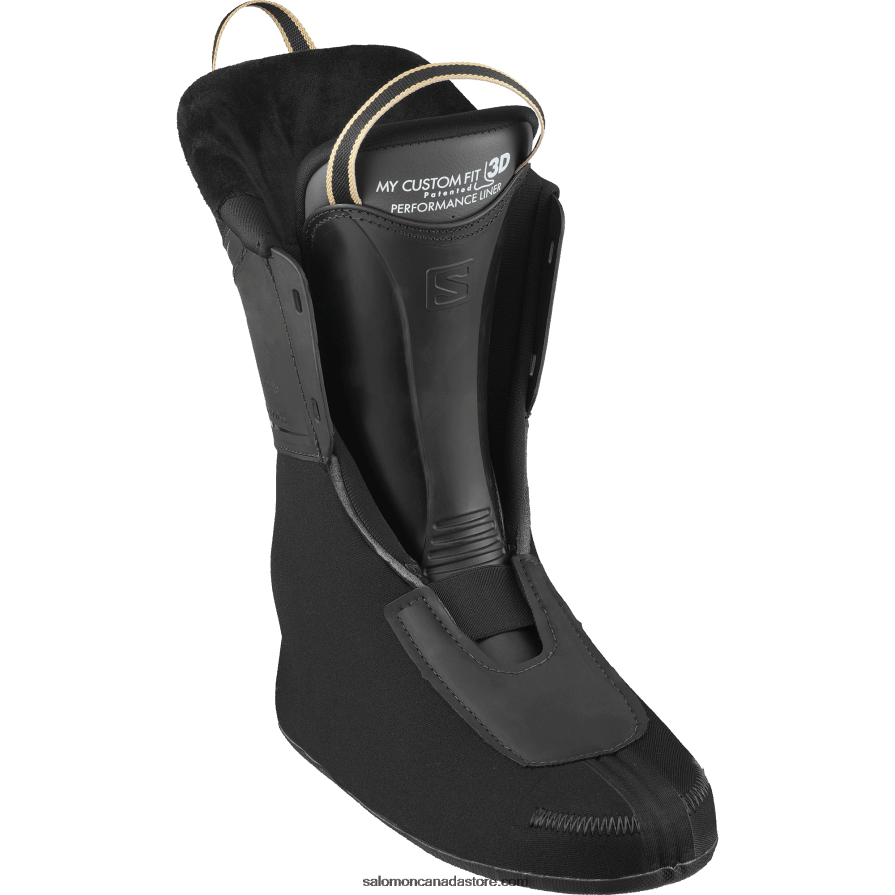 Women\'s On-Piste Boots - S/Pro Hv 90 Salomon Black/Belluga/Golden Glaw X6B4FZ1034