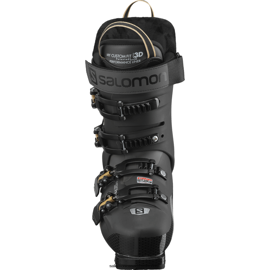 Women\'s On-Piste Boots - S/Pro Hv 90 Salomon Black/Belluga/Golden Glaw X6B4FZ1034