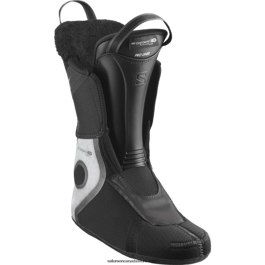 Women\'s On-Piste Boots - S/Pro Mv 100 Salomon Black/Burgandy/Shift Green X6B4FZ1030