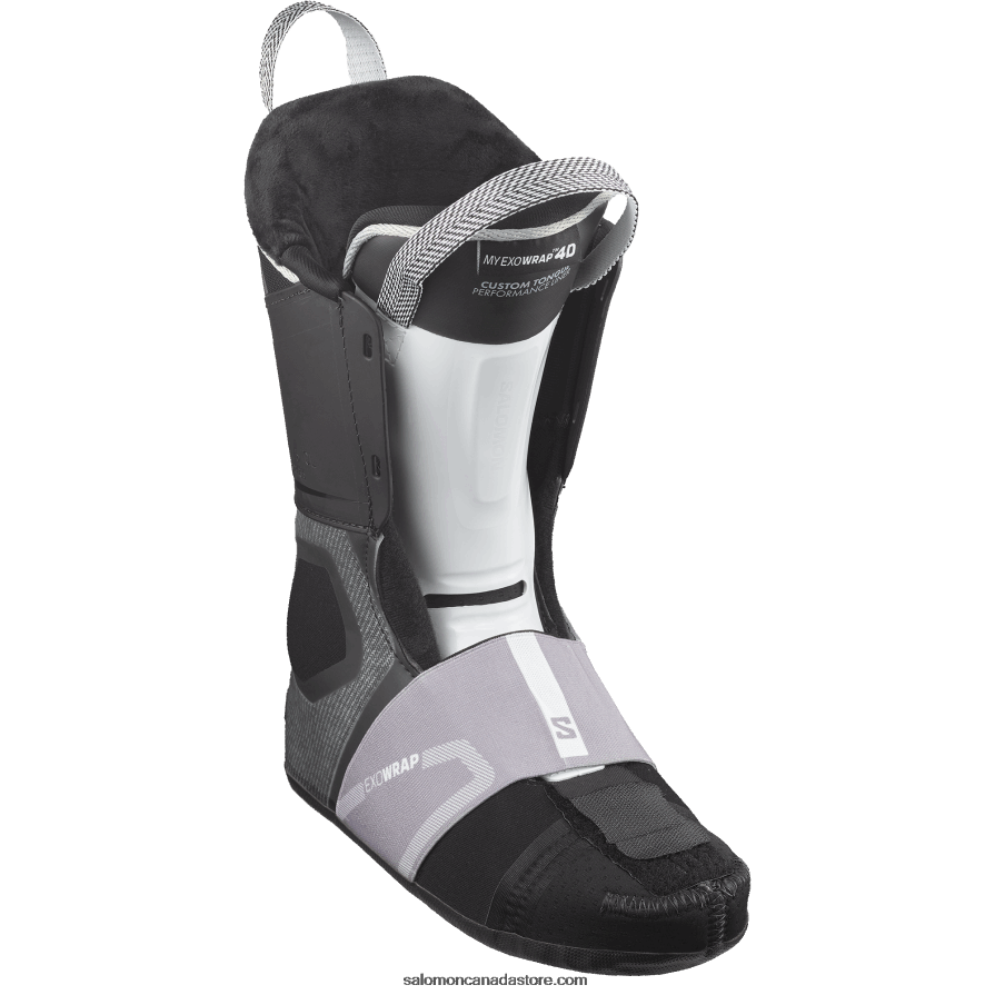 Women\'s On-Piste Boots - S/Pro Supra Boa 105 Salomon Gray Aurora/Black/Pink Gold X6B4FZ1039