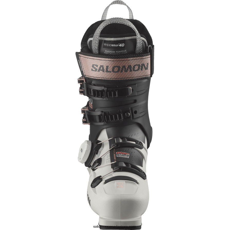 Women\'s On-Piste Boots - S/Pro Supra Boa 105 Salomon Gray Aurora/Black/Pink Gold X6B4FZ1039