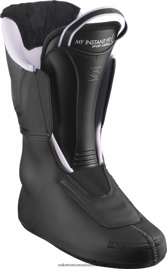 Women\'s On-Piste Boots - Select 80 Salomon Black/Lavender/Belluga X6B4FZ1040