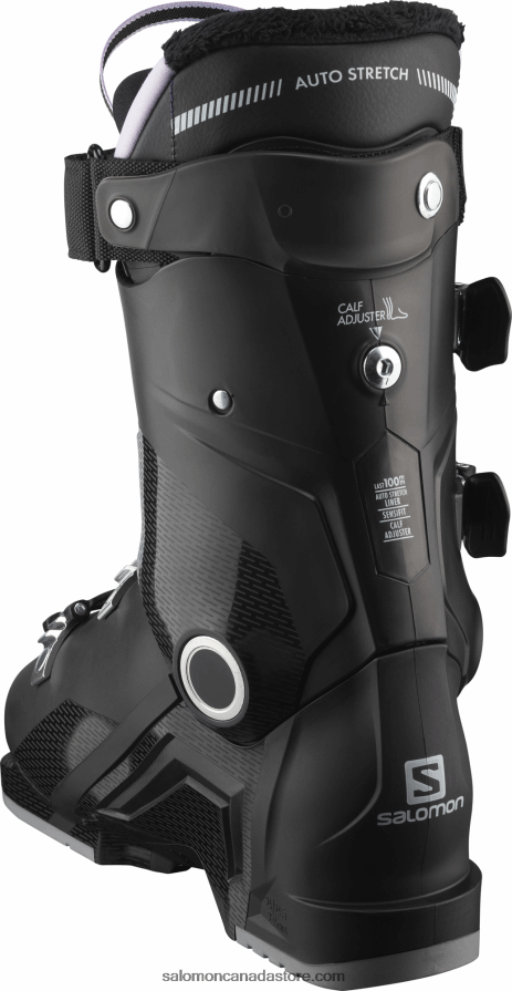 Women\'s On-Piste Boots - Select 80 Salomon Black/Lavender/Belluga X6B4FZ1040