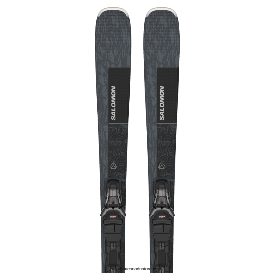 Women\'s All-Mountain Ski Package - Stance 80 (And M11) Salomon Bering Sea Metallic/Black/Silver X6B4FZ1026