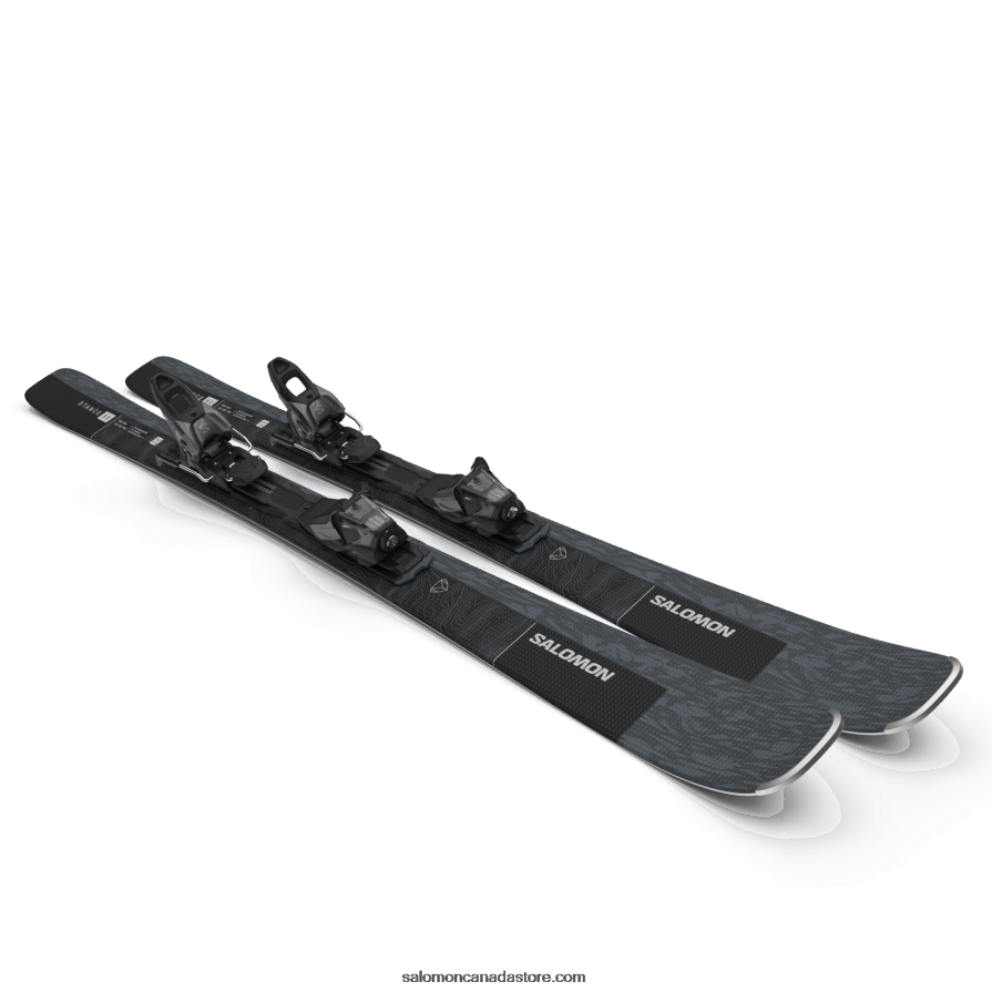 Women\'s All-Mountain Ski Package - Stance 80 (And M11) Salomon Bering Sea Metallic/Black/Silver X6B4FZ1026