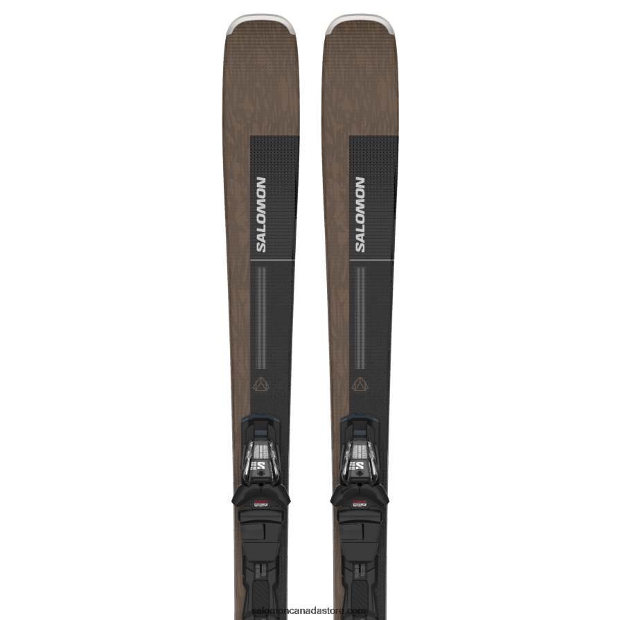 Women\'s All-Mountain Ski Package - Stance 84 (And M12) Salomon Otter/Black/Silver Metallic X6B4FZ1021