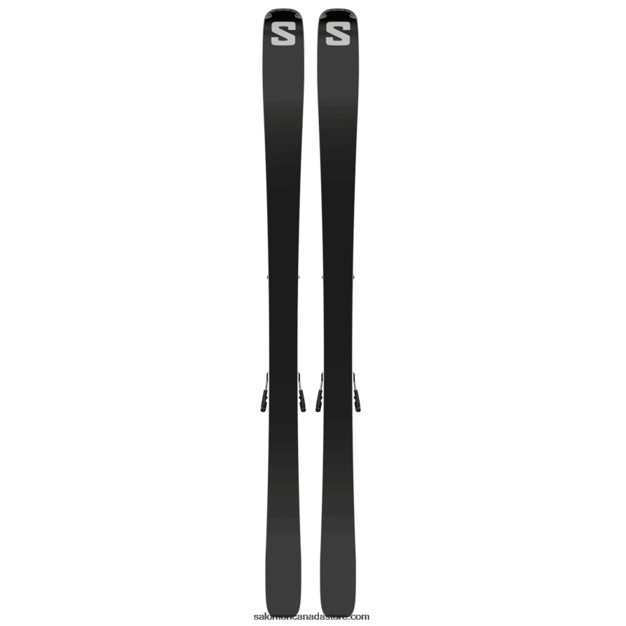 Women\'s All-Mountain Ski Package - Stance 84 (And M12) Salomon Otter/Black/Silver Metallic X6B4FZ1021