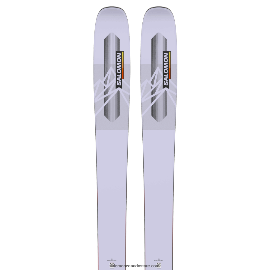 Women\'s All-Mountain Skis - Qst 106 Salomon Evening Haze/Acid Green/Flame X6B4FZ1001