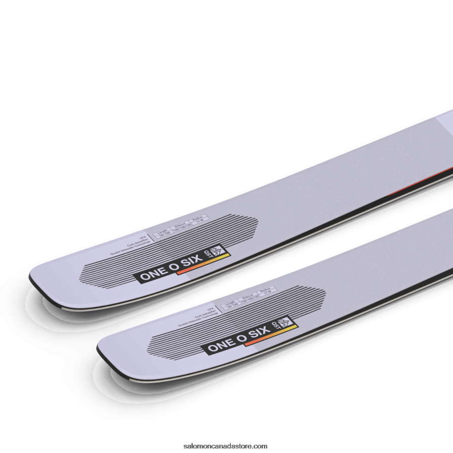 Women\'s All-Mountain Skis - Qst 106 Salomon Evening Haze/Acid Green/Flame X6B4FZ1001