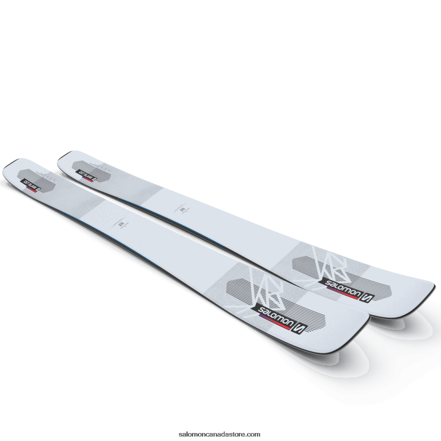 Women\'s All-Mountain Skis - Qst Blank Salomon Illusion Blue/Red/Process Blue X6B4FZ1000