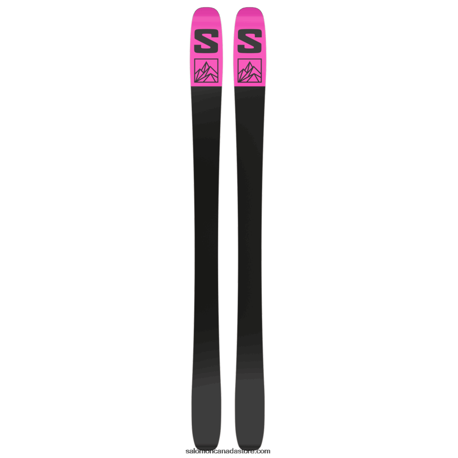 Women\'s All-Mountain Skis - Qst Lux 92 Salomon Gray Dawn/Neon Pink/Black X6B4FZ1016