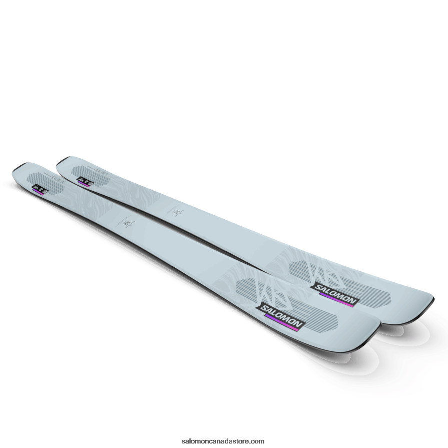 Women\'s All-Mountain Skis - Qst Lux 92 Salomon Gray Dawn/Neon Pink/Black X6B4FZ1016