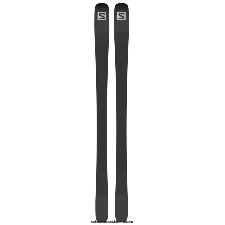 Women\'s All-Mountain Skis - Stance 84 Salomon Black/Bordeau X6B4FZ1003