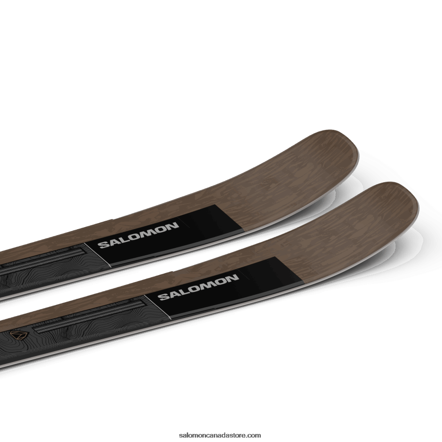 Women\'s All-Mountain Skis - Stance 84 Salomon Otter/Black/Silver Metallic X6B4FZ1020