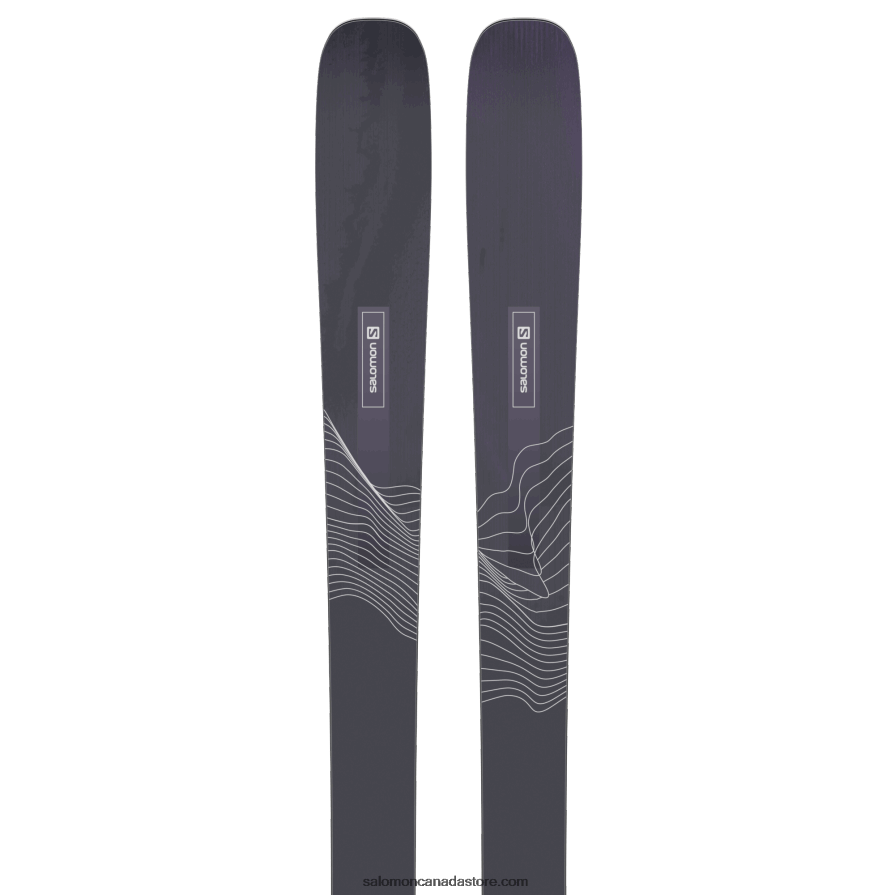Women's All-Mountain Skis - Stance 88 Salomon Black X6B4FZ1004