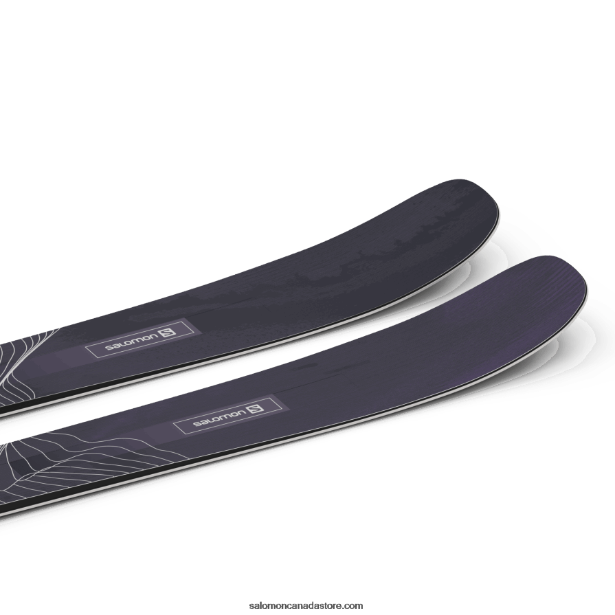 Women\'s All-Mountain Skis - Stance 88 Salomon Black X6B4FZ1004