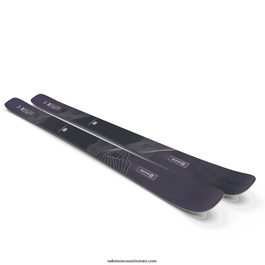 Women\'s All-Mountain Skis - Stance 88 Salomon Black X6B4FZ1004