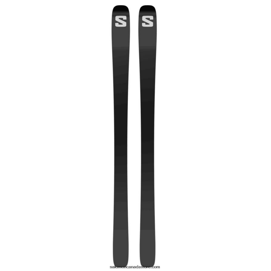 Women\'s All-Mountain Skis - Stance 90 Salomon Black/Burgandy Metallic X6B4FZ1007