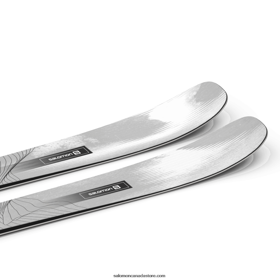 Women\'s All-Mountain Skis - Stance 94 Salomon White/Black X6B4FZ1002