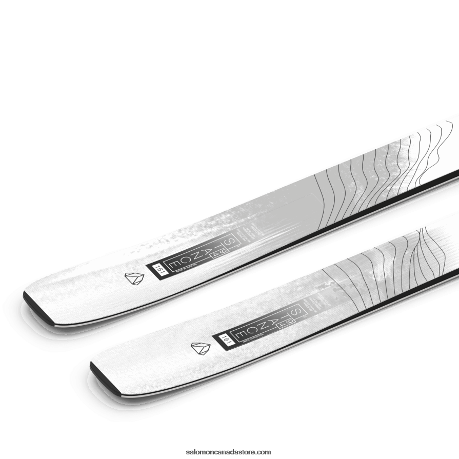 Women\'s All-Mountain Skis - Stance 94 Salomon White/Black X6B4FZ1002