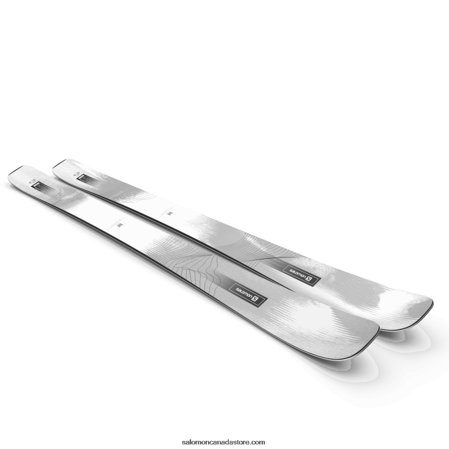 Women\'s All-Mountain Skis - Stance 94 Salomon White/Black X6B4FZ1002