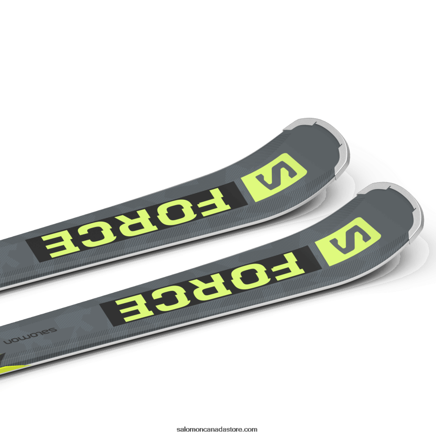 Women\'s On-Piste Ski Package - S/Force Sx (And M10) Salomon Castelrock/Pastel Neon Lime 1/Black X6B4FZ1019