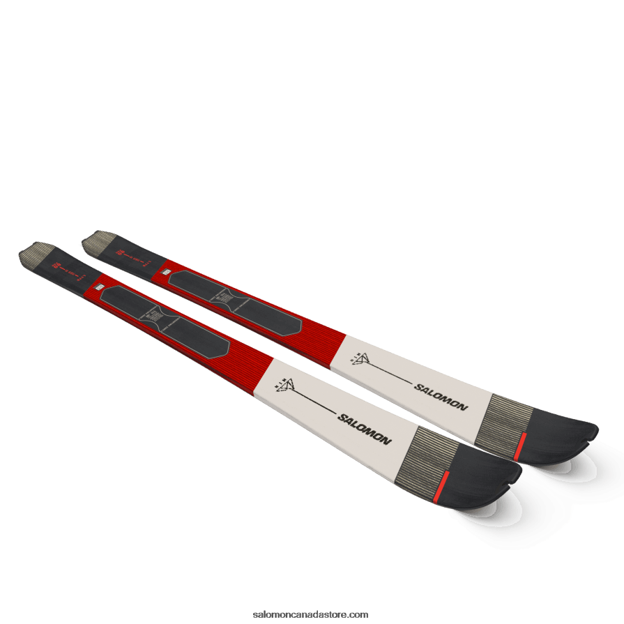 Women\'s Touring Skis - Mtn 80 Pro Salomon Neon Coral/Rainy Day/Black X6B4FZ1009