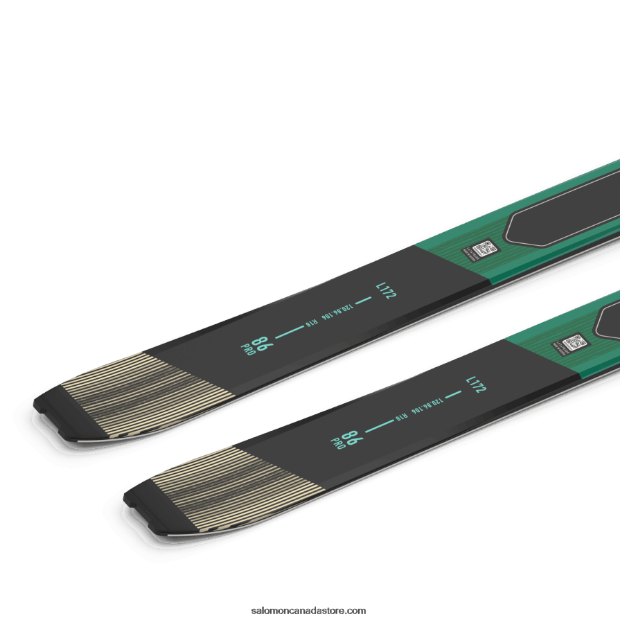 Women\'s Touring Skis - Mtn 86 Pro Salomon Aruba Blue/Rainy Day/Black X6B4FZ1011