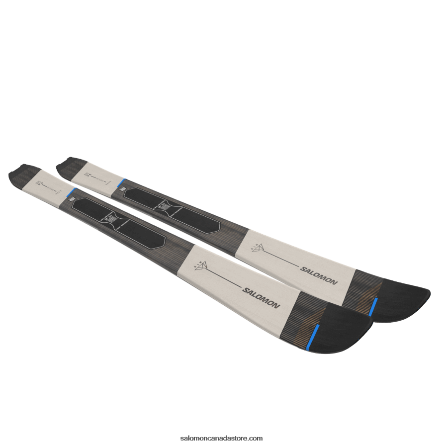 Women\'s Touring Skis - Mtn 96 Carbon Salomon Rainy Day/Process Blue/Black X6B4FZ1005