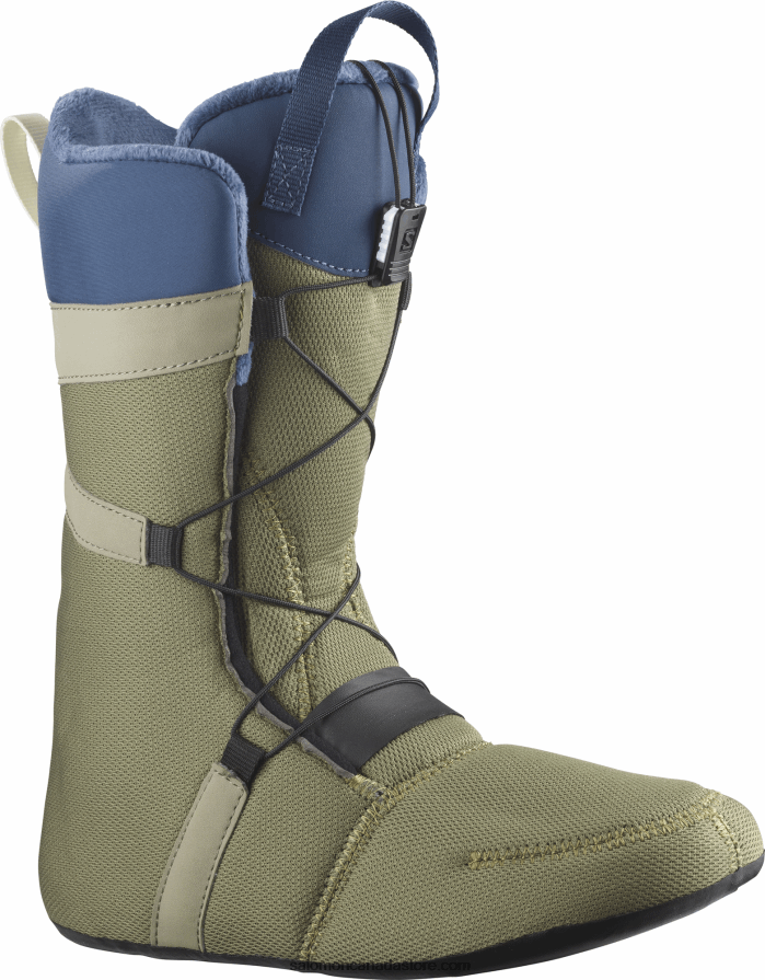 Women\'s Snowboard Boots - Ivy Boa Salomon Vetiver/Deep Lichen Green/Insignia Blue X6B4FZ1321