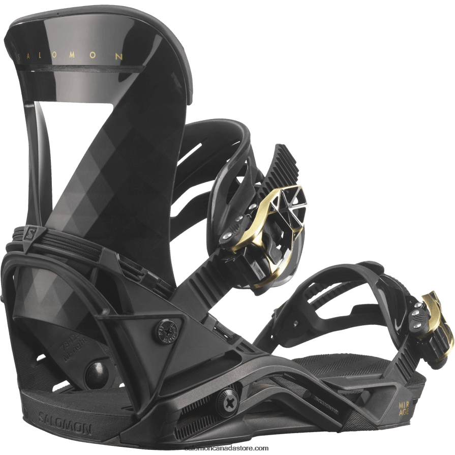 Women's Snowboard Bindings - Mirage Salomon Black X6B4FZ1325