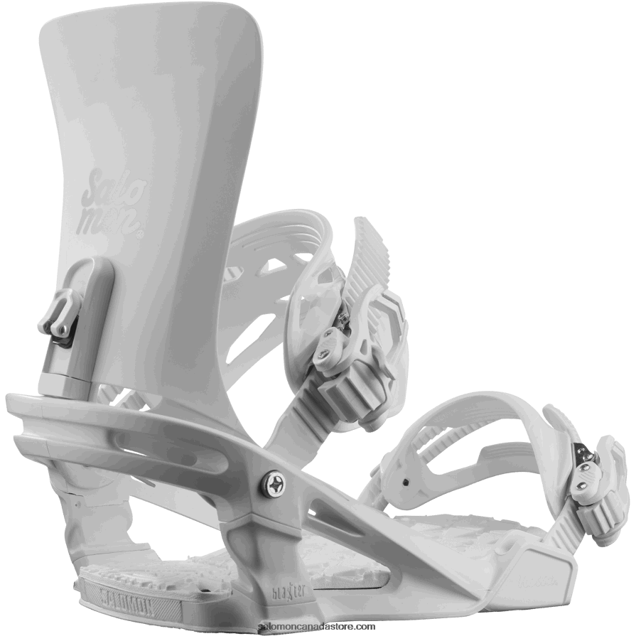 Women's Snowboard Bindings - Nesta Salomon White X6B4FZ1329