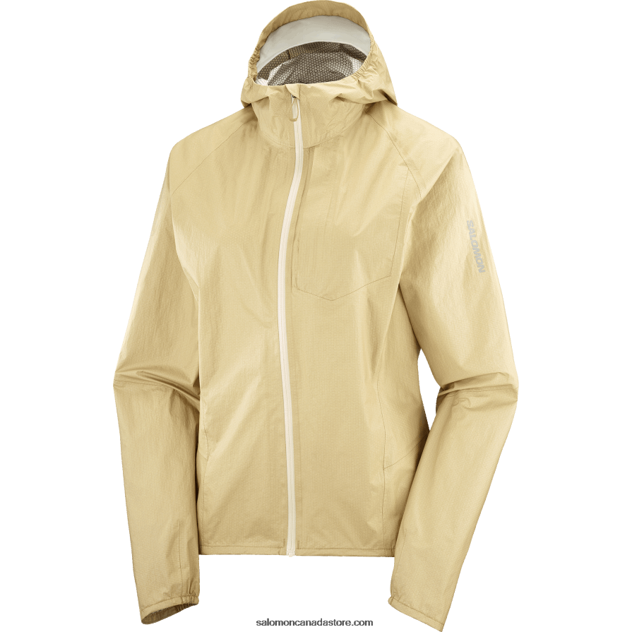 Women\'s Shell Jacket - Bonatti Waterproof Salomon Mojave Desert X6B4FZ839