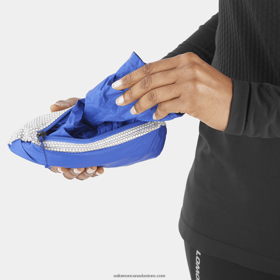 Women\'s Shell Jacket - Bonatti Waterproof Salomon Nautical Blue X6B4FZ842