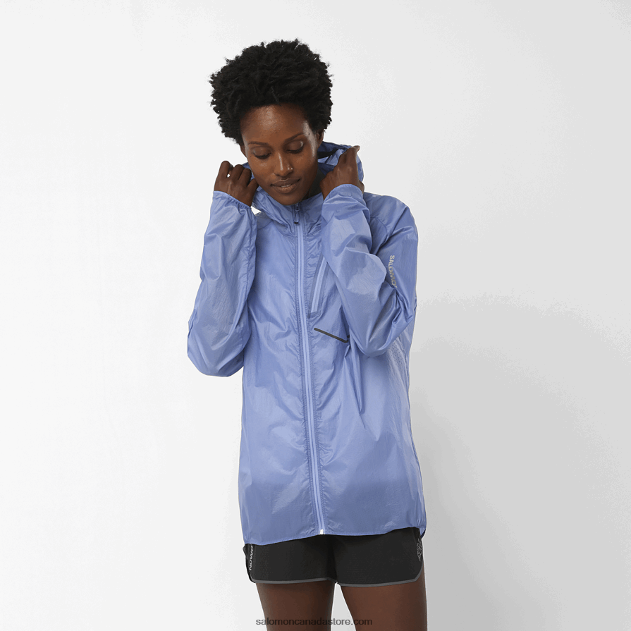 Women\'s Wind Jacket - Bonatti Aero Wind Salomon English Manor/Surf The Web X6B4FZ848