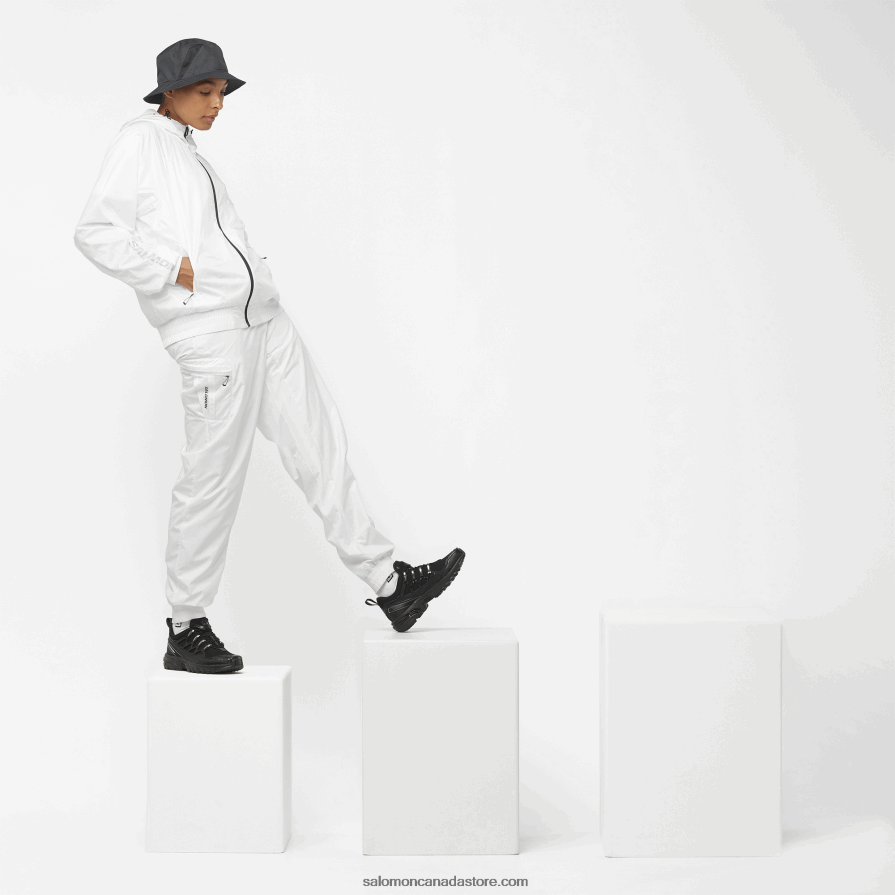 Women\'s Wind Jacket - Equipe Salomon White/Deep Black X6B4FZ833