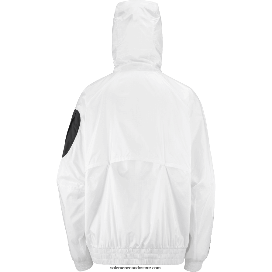 Women\'s Wind Jacket - Equipe Salomon White/Deep Black X6B4FZ833